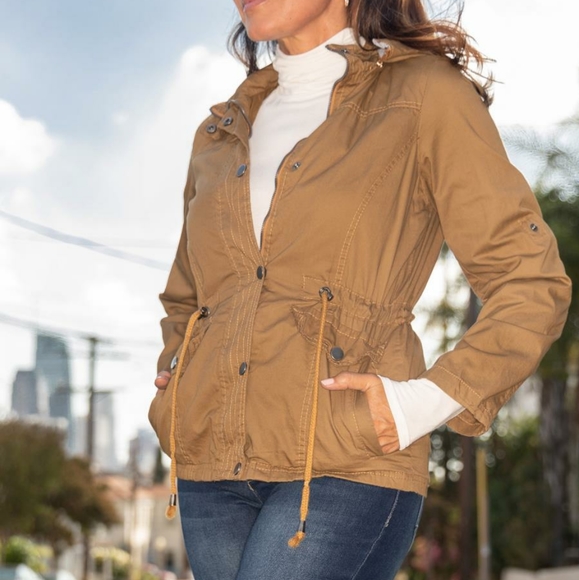 🆕️ Royalty For Me Cotton Twill Jacket w/ Hood - Picture 3 of 10